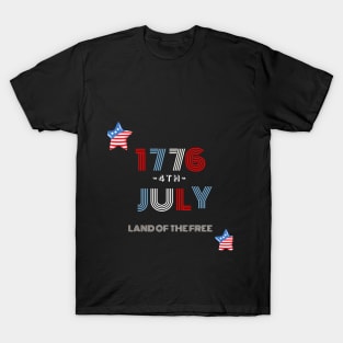 4th of july 1776 t shirt T-Shirt